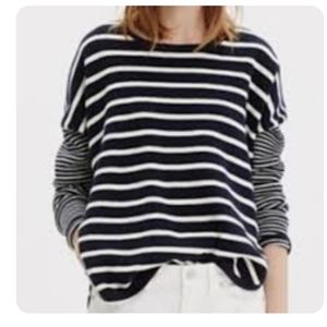 Madewell Sweater Wool Blend Striped XS Extra Small